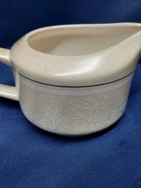 Lenox Temper-Ware Silhouette Ceramic Dish with Blue Marking